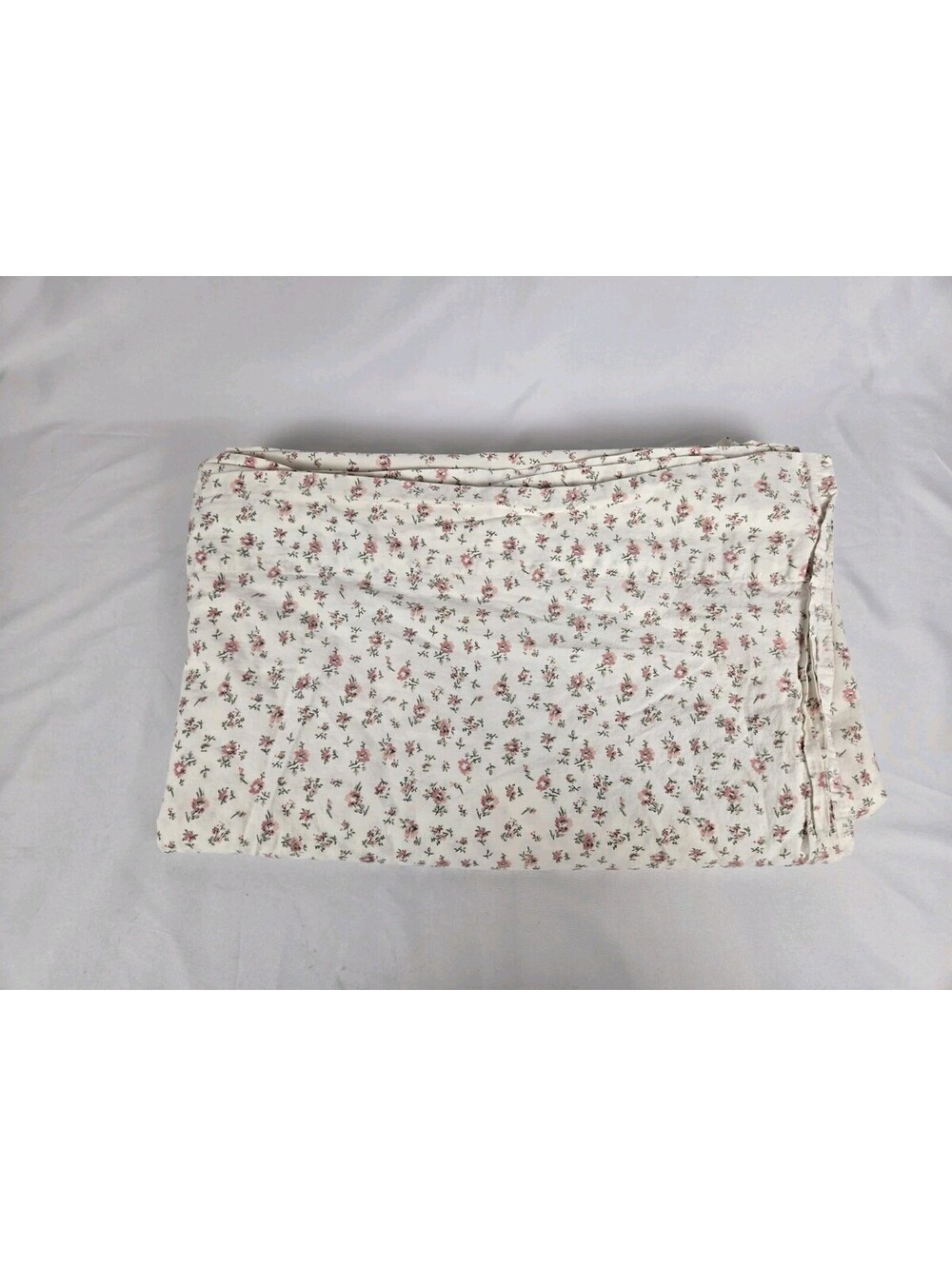 Laura Ashley Pink Flower Flat Sheet Full